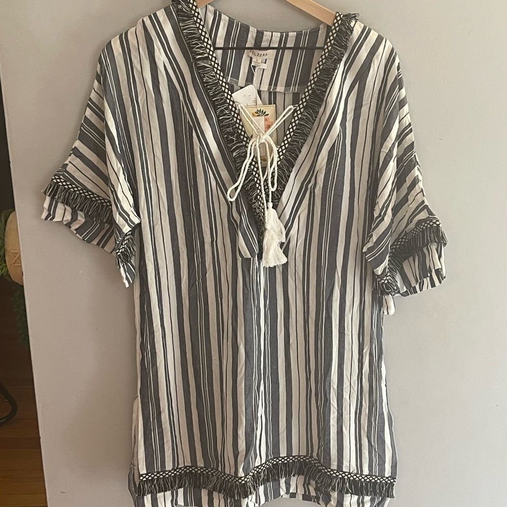 Velzera Tunic mini-dress or cover up coastalcore